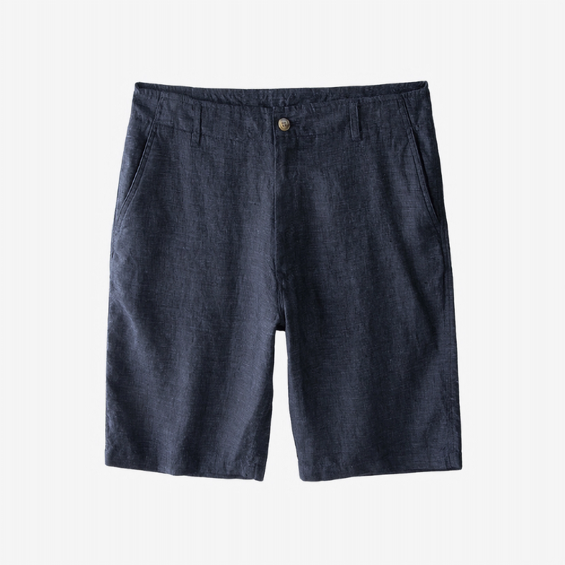 The Linen Shorts Navy
