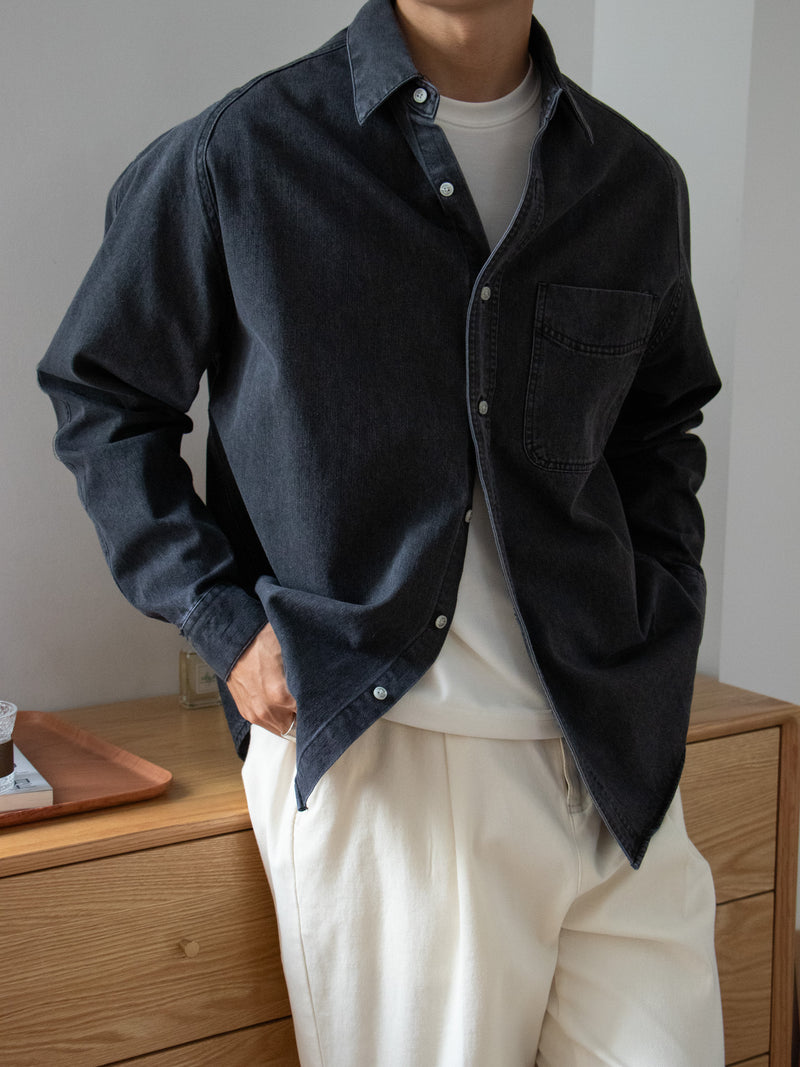The Urbane Denim Shirt