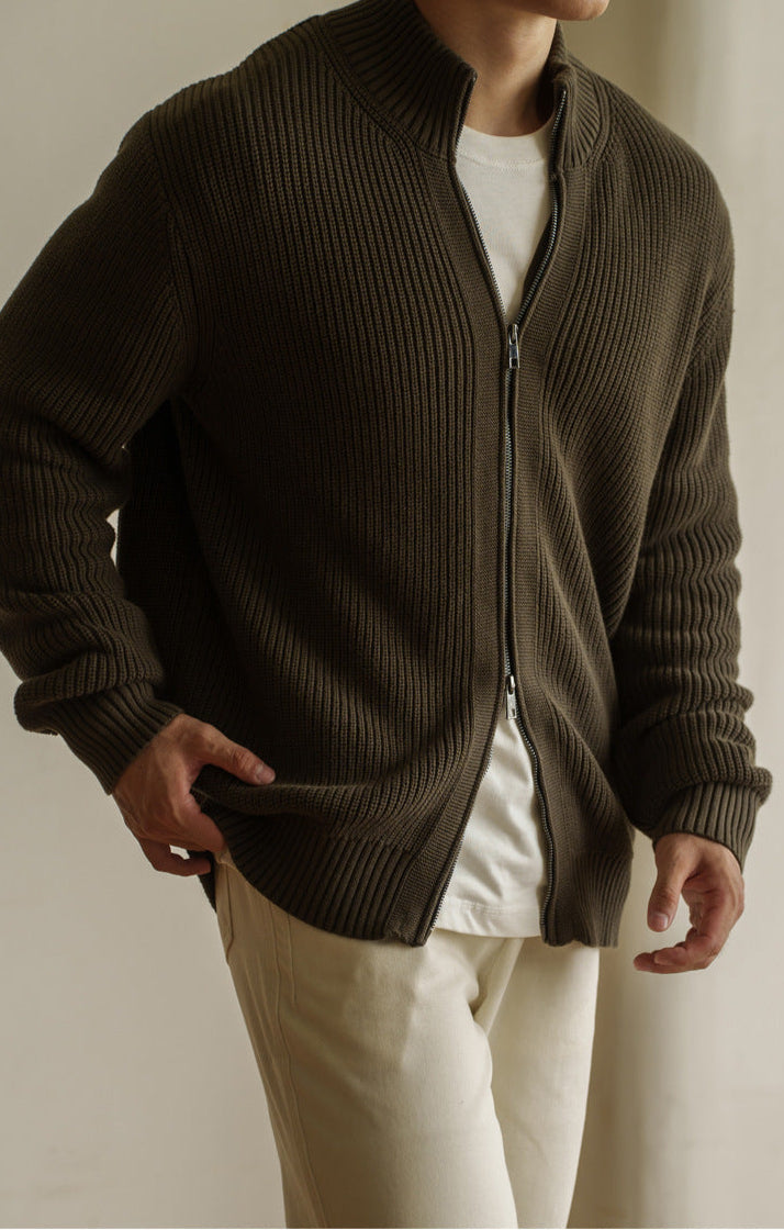 The Double Zip Sweater