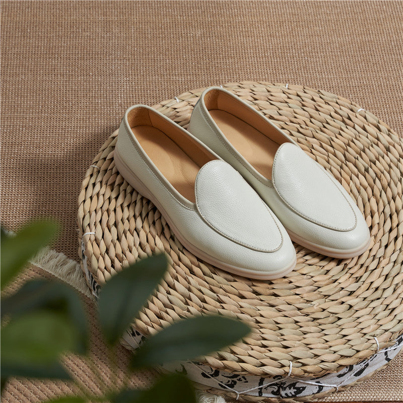 The Soft Cowhide Loafers