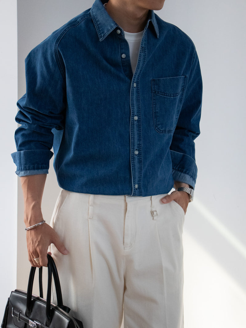 The Urbane Denim Shirt