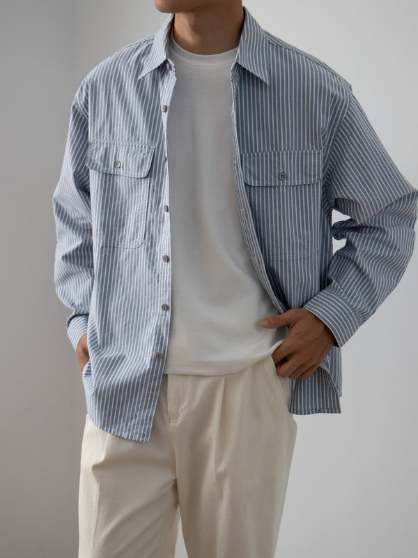 The Refined Striped Cotton Shirt