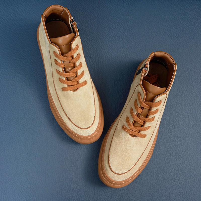 The Urbane High-Top Suede Sneakers
