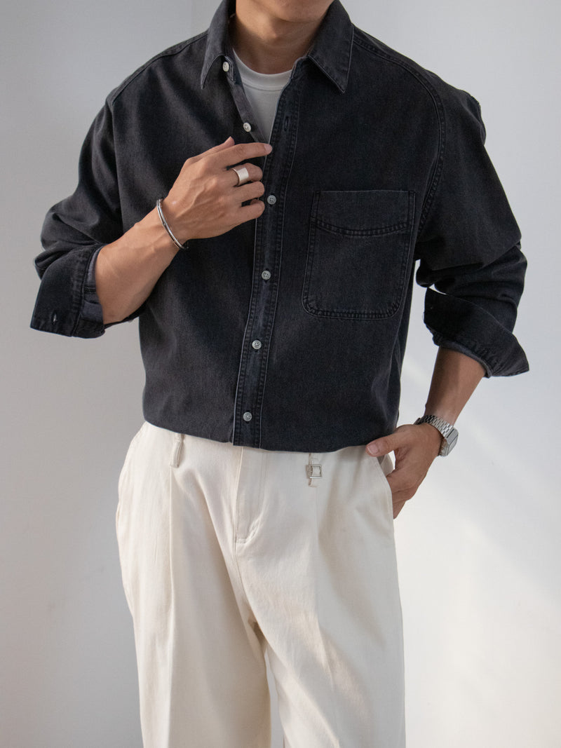 The Urbane Denim Shirt