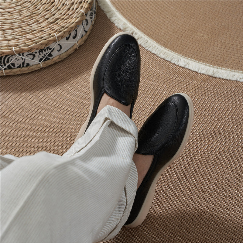 The Soft Cowhide Loafers