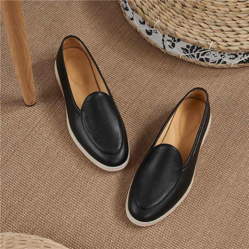 The Soft Cowhide Loafers