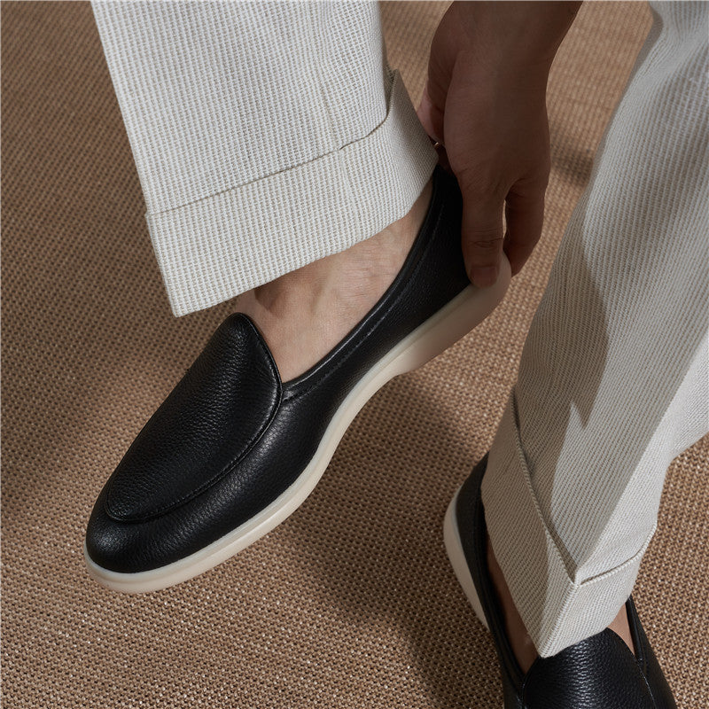 The Soft Cowhide Loafers