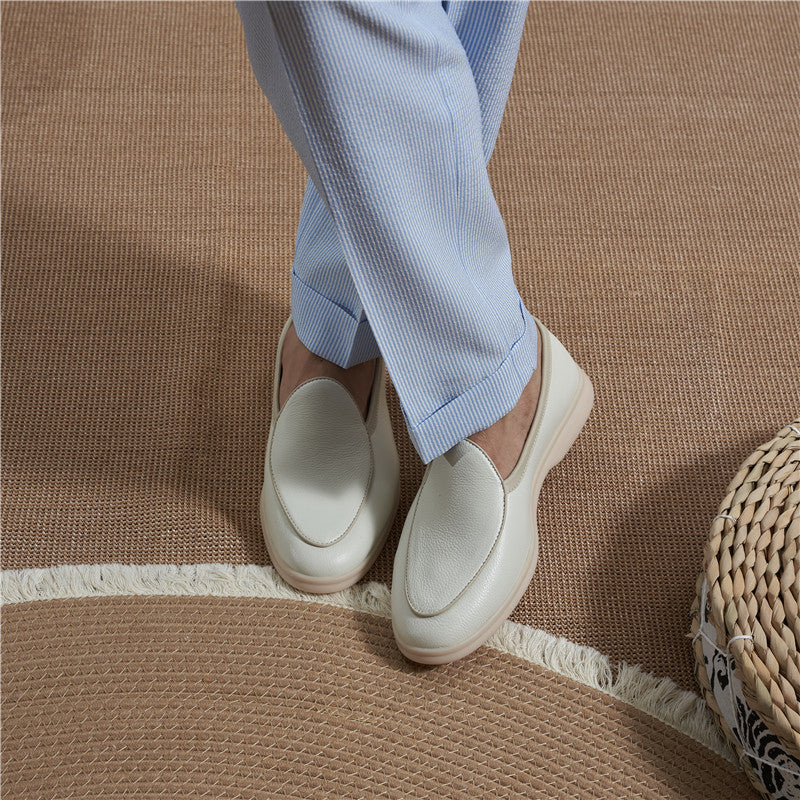 The Soft Cowhide Loafers