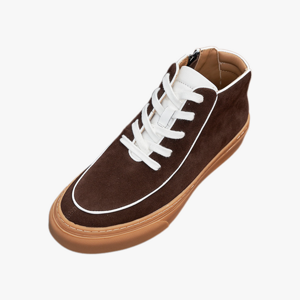 The Urbane High-Top Suede Sneakers