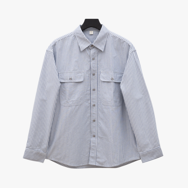 The Refined Striped Cotton Shirt