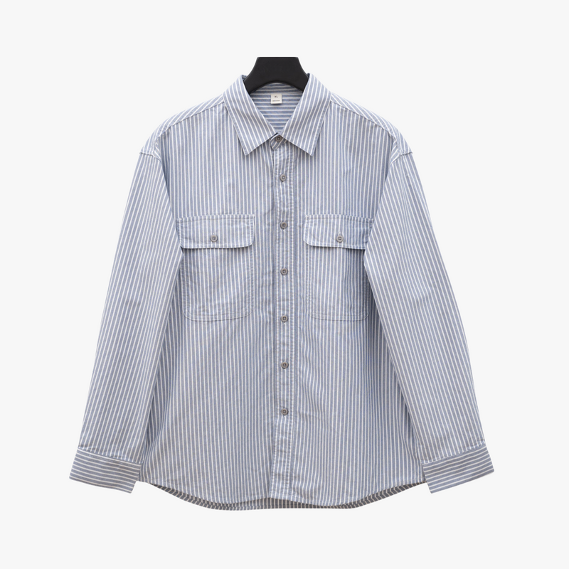 The Refined Striped Cotton Shirt