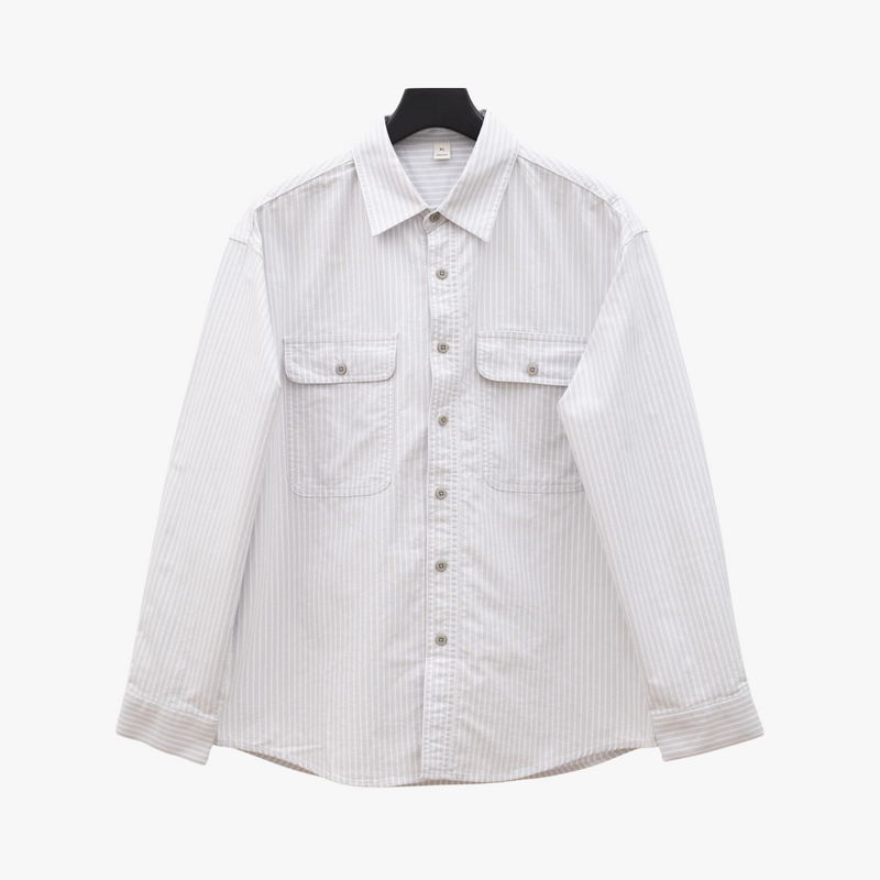 The Refined Striped Cotton Shirt